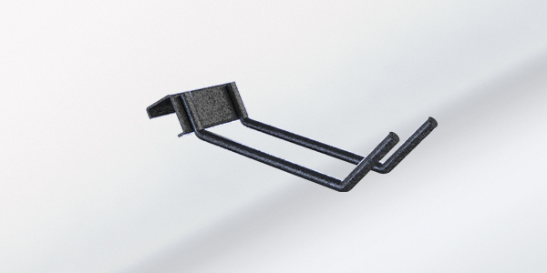 RACK IT WALL 125MM NARROW DOUBLE HOOK